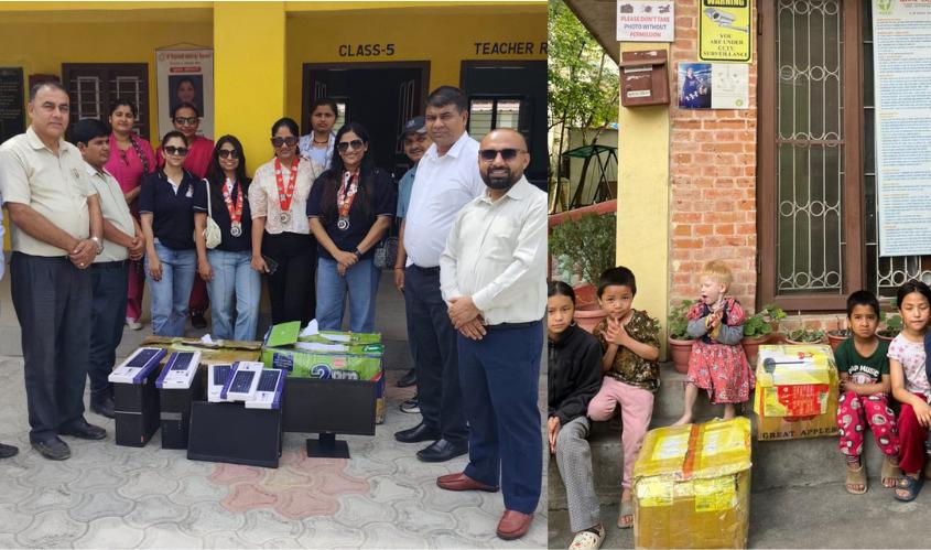 Computer donation with National